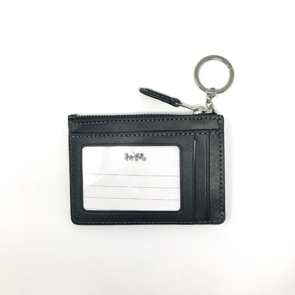 ๐ฆLAST ONE๐ฆCOACH Card Skinny Keychain ID Wallet - Picture 2 of 5